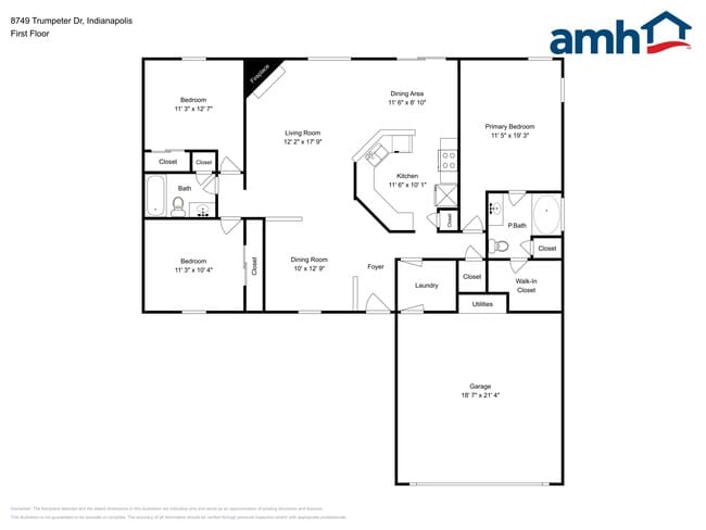 8749 Trumpeter Dr in Indianapolis, IN - Foto de edificio - Building Photo