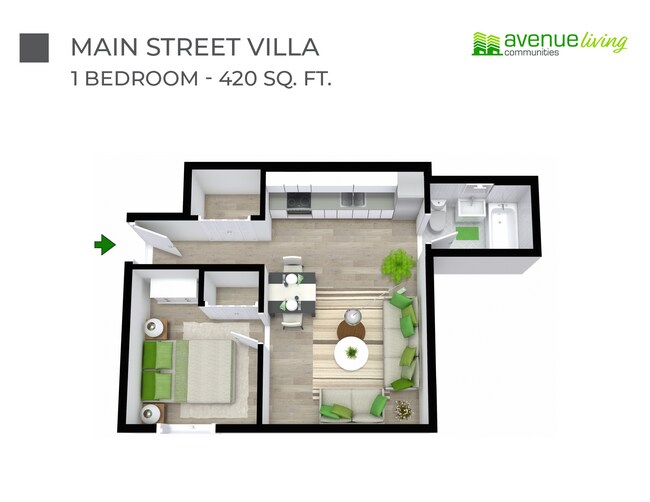Main Street Villa in Saskatoon, SK - Building Photo - Floor Plan