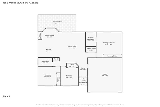 986 S Wanda Dr, Unit g in Gilbert, AZ - Foto de edificio - Building Photo