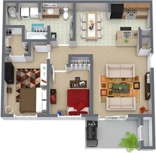 Bridge View Apartments in Clarkston, WA - Foto de edificio - Floor Plan