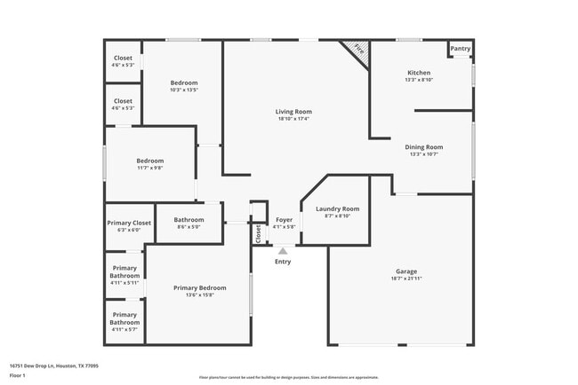 16751 Dew Drop Ln in Houston, TX - Building Photo - Building Photo