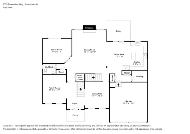 1653 Broomfield Way in Lawrenceville, GA - Foto de edificio - Building Photo