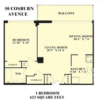 Fifty Cosburn in Toronto, ON - Building Photo - Floor Plan