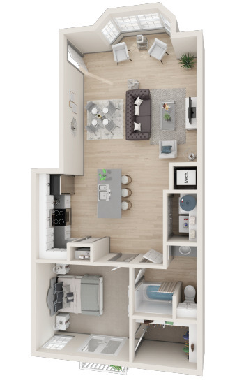 District at Midtown in Tyler, TX - Foto de edificio - Floor Plan