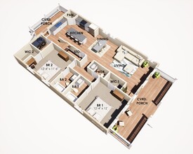 Volunteer Cottages in Knoxville, TN - Building Photo - Floor Plan