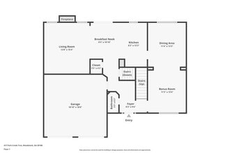 417 Park Creek Trce in Woodstock, GA - Foto de edificio - Building Photo