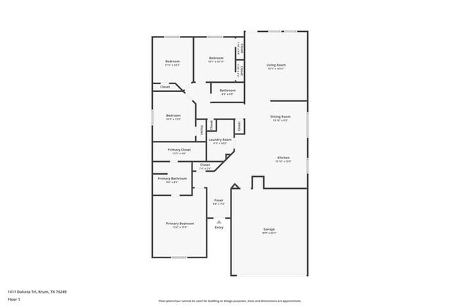 1411 Dakota Trail in Krum, TX - Building Photo - Building Photo