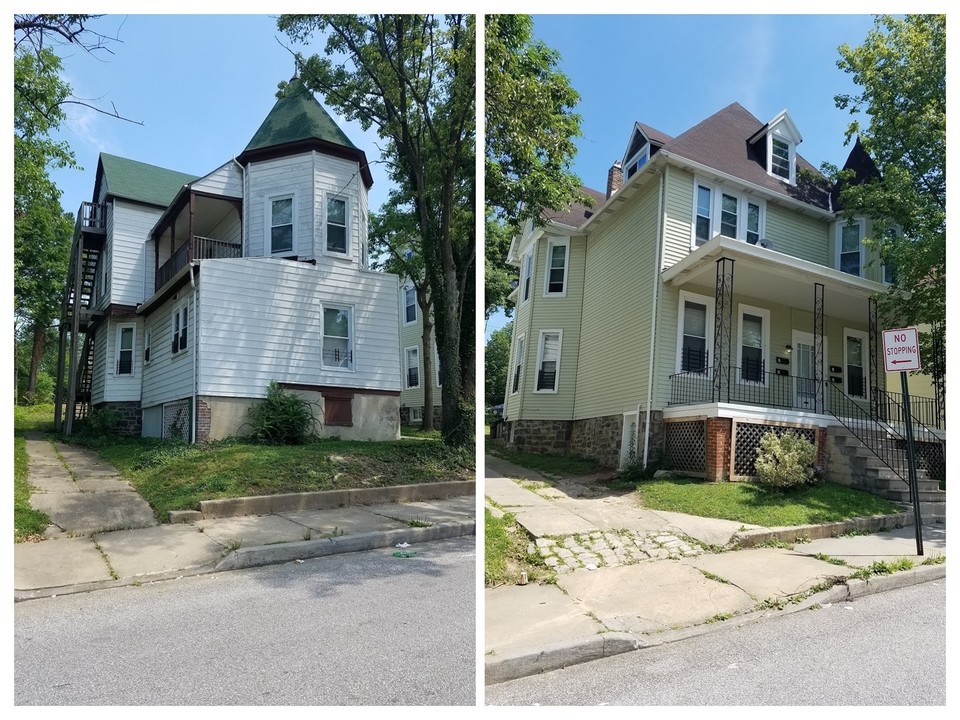 500-502 E 41st St in Baltimore, MD - Foto de edificio