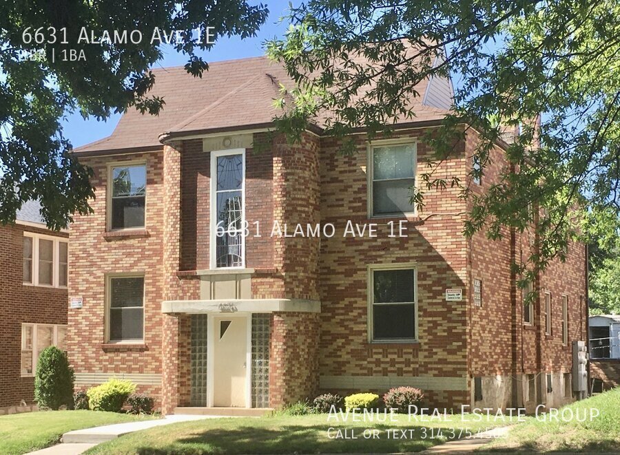 6631 Alamo Ave in Clayton, MO - Foto de edificio