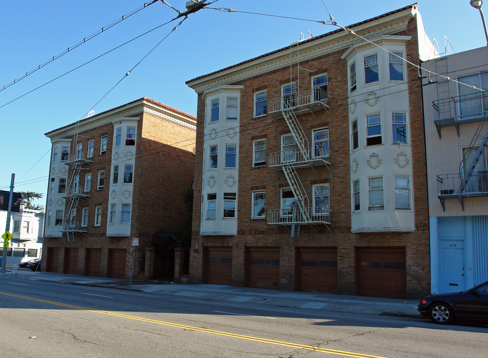 652 Stanyan St in San Francisco, CA - Foto de edificio