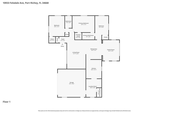 10933 Felsdale Ave in Port Richey, FL - Foto de edificio - Building Photo