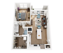 The Townsend in Georgetown, TX - Building Photo - Floor Plan