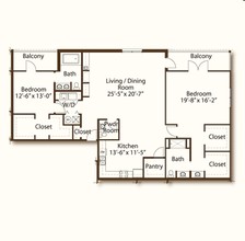 Park View Condo in Chesapeake, VA - Building Photo - Floor Plan