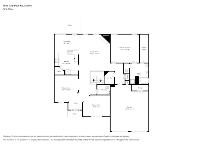 1923 Tulip Petal Rd in Auburn, GA - Foto de edificio - Building Photo