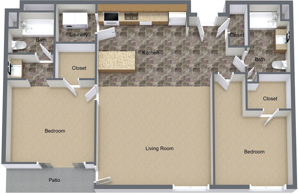 Custer Crossing & Ravenwood Apartments in Dickinson, ND