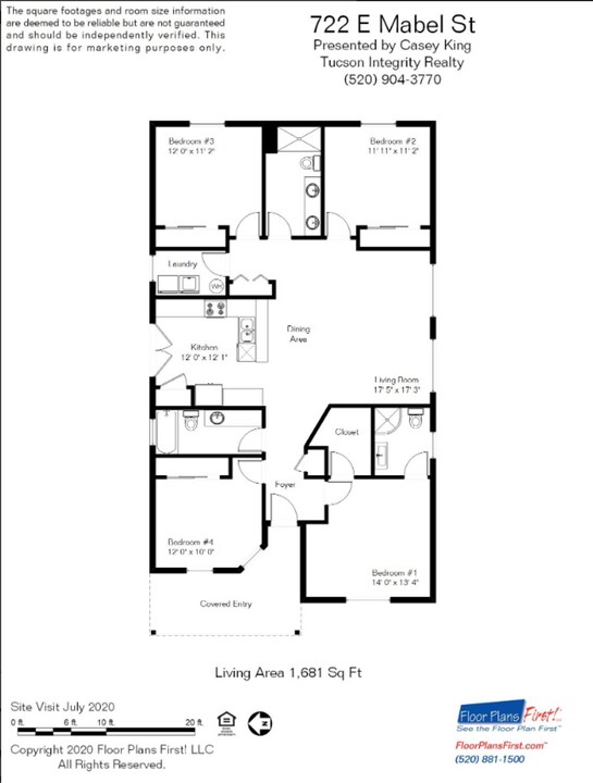 722 E Mabel St in Tucson, AZ - Building Photo