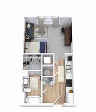 The Carlton House in Lubbock, TX - Foto de edificio - Floor Plan