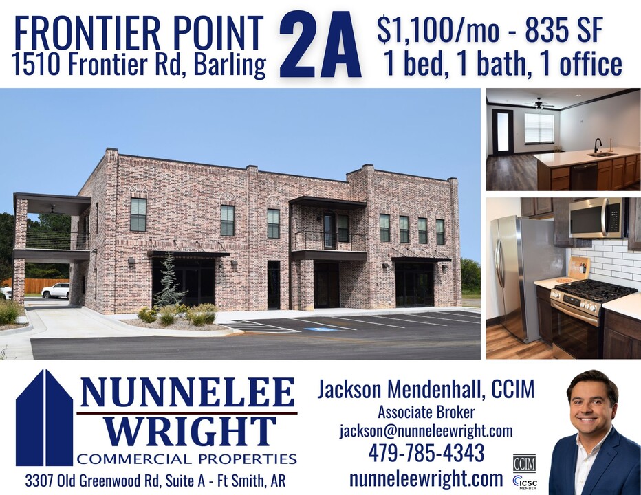 1510 Frontier Rd, Unit 2B in Barling, AR - Foto de edificio