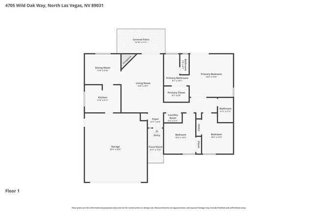 4705 Wild Oak Way in North Las Vegas, NV - Building Photo - Building Photo