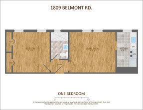 1809 Belmont in Washington, DC - Building Photo - Floor Plan