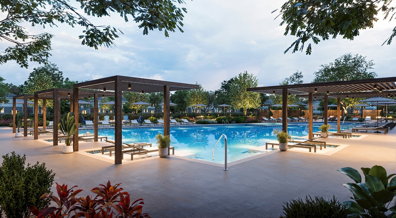 Banyan Everton Homes in Pflugerville, TX - Foto de edificio