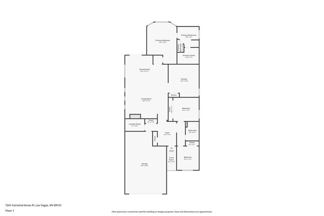 7241 Fairwind Acres Pl, Unit 1 in Las Vegas, NV - Foto de edificio - Building Photo