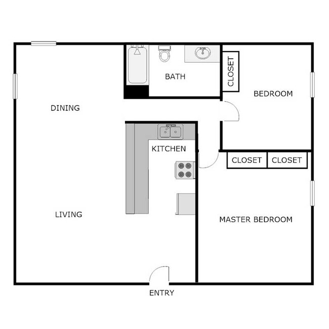 MEADOW MANOR in Neenah, WI - Foto de edificio - Floor Plan