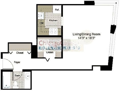 440 N Wabash Ave, Unit 2002 in Chicago, IL - Building Photo - Building Photo