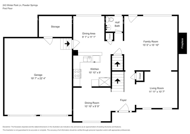 243 Winter Park Ln in Powder Springs, GA - Foto de edificio - Building Photo