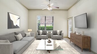 Crest Manor in Lewisville, TX - Building Photo