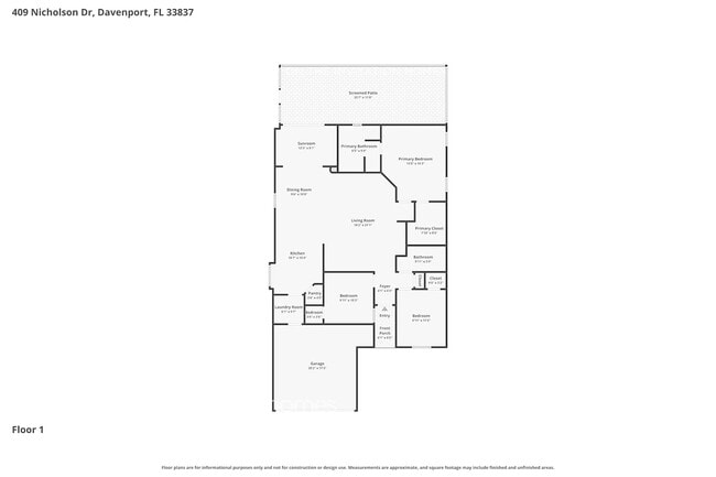 409 Nicholson Dr in Davenport, FL - Foto de edificio - Building Photo