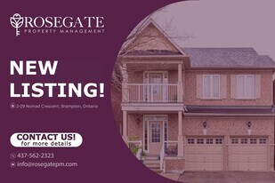 29 Nomad Crescent in Brampton, ON - Building Photo