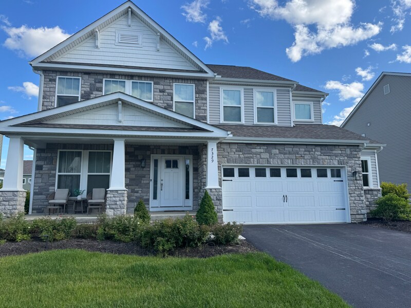 7329 Yarrow Run Rd in Plain City, OH - Foto de edificio