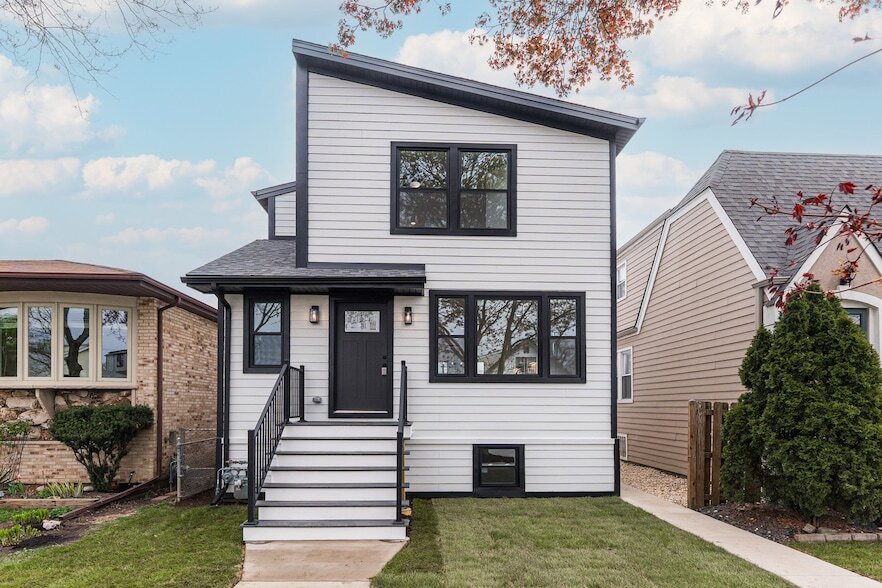 4129 N Oketo Ave in Norridge, IL - Foto de edificio