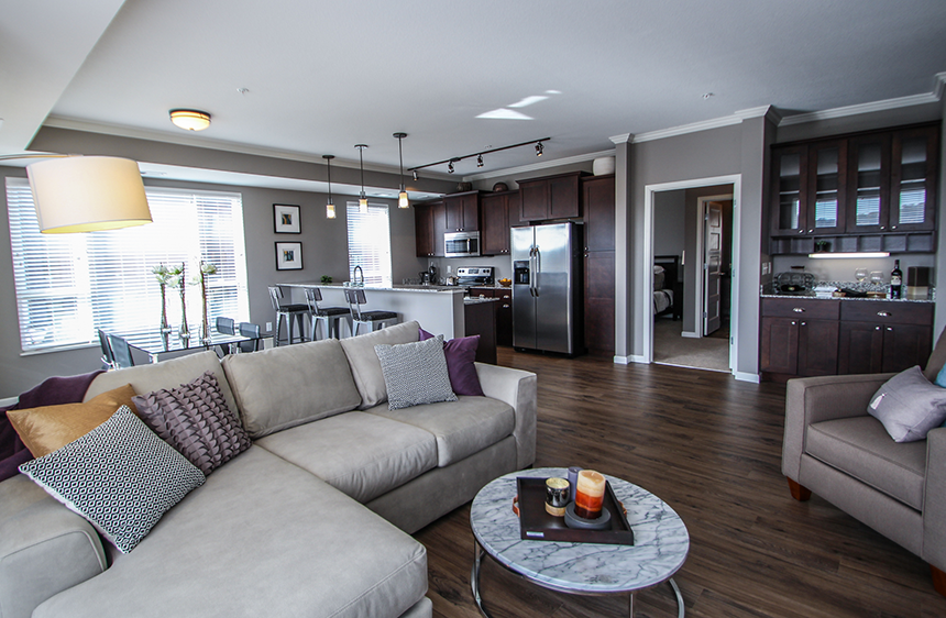 Victoria Park and V2 Apartments in St. Paul, MN - Building Photo