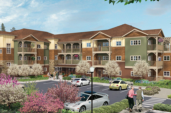 Z_Village Green Senior Apartments in Kingston, WA - Building Photo