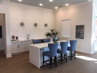 Clubroom Kitchen In Progress - Millennium Apartments in Ft. Myers, Florida
