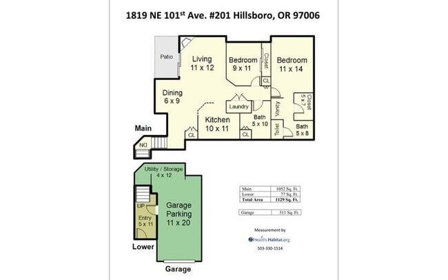 1819 NE 101st Ave in Hillsboro, OR - Foto de edificio - Building Photo