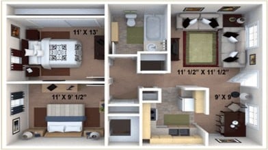 Shenandoah in Sacramento, CA - Building Photo - Floor Plan