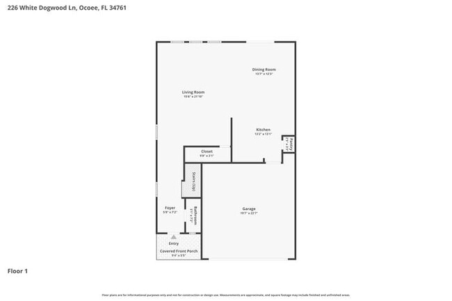 226 White Dogwood Ln in Ocoee, FL - Foto de edificio - Building Photo