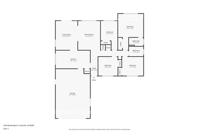 1024 Woodridge Dr in Vacaville, CA - Foto de edificio - Building Photo