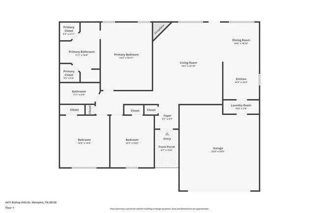 4471 Bishop Hills Dr in Memphis, TN - Building Photo - Building Photo