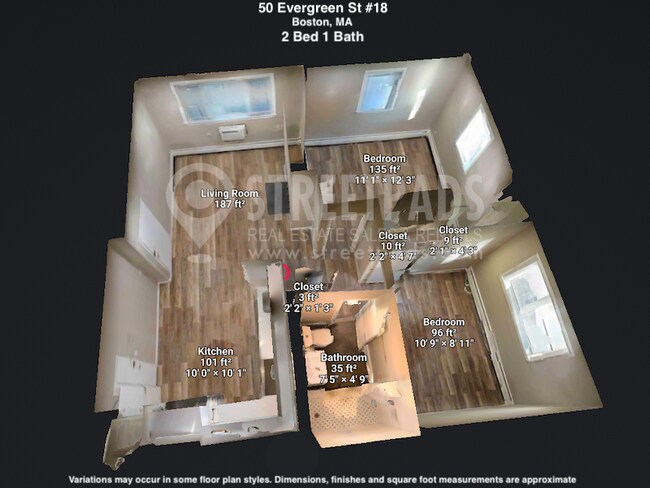 property at 50 Evergreen St