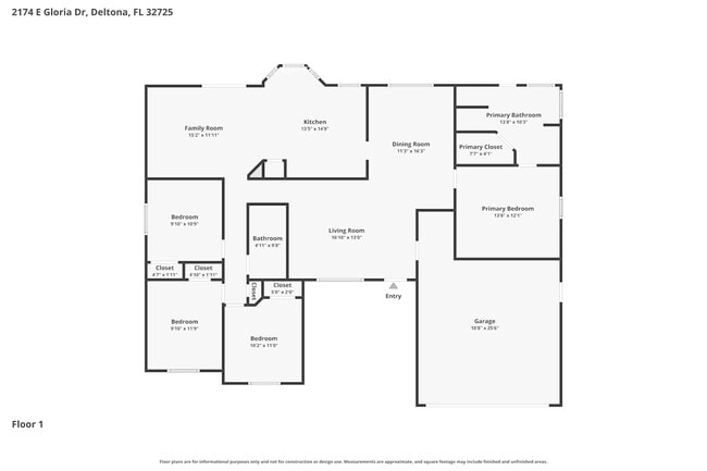 2174 E Gloria Dr in Deltona, FL - Foto de edificio - Building Photo