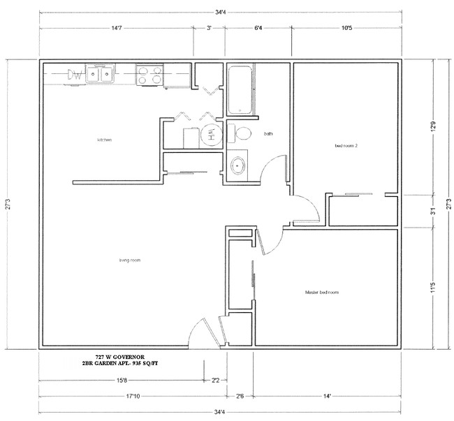 727 West Governor Apartments in Springfield, IL - Building Photo - Building Photo