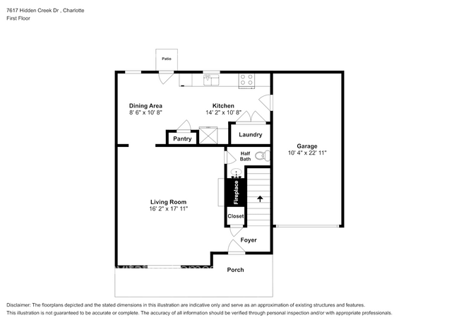 7617 Hidden Creek Dr in Charlotte, NC - Foto de edificio - Building Photo