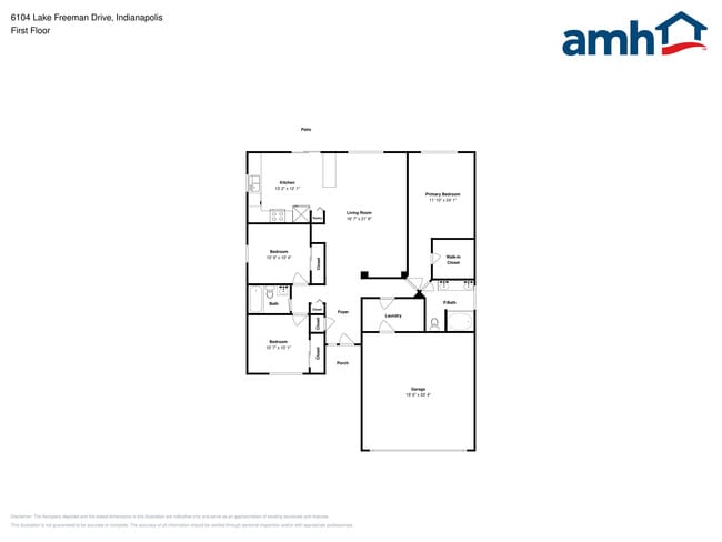 6104 Lake Freeman Dr in Indianapolis, IN - Foto de edificio - Building Photo