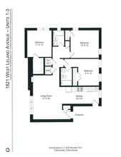 1821 W Leland Ave, Unit 1C in Chicago, IL - Foto de edificio - Building Photo