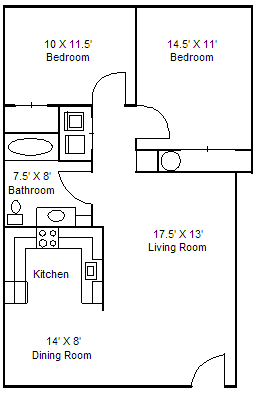 Cedar Court in Salem, OR - Building Photo - Floor Plan