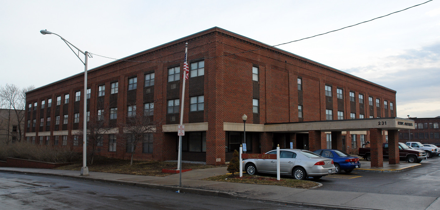 Olympic Apartments in Watertown, NY - Building Photo